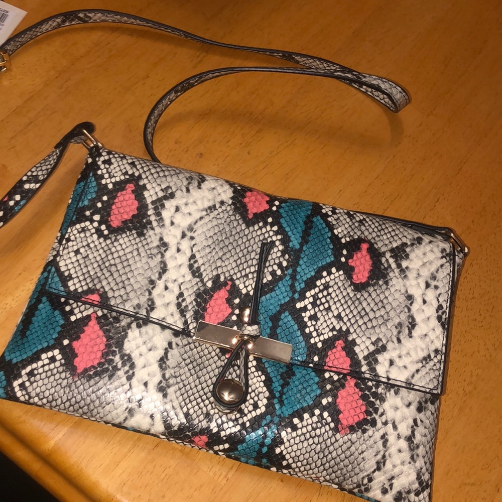 Snakeskin Colored Crossbody